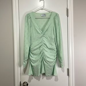 ASOS DESIGN broderie mini dress